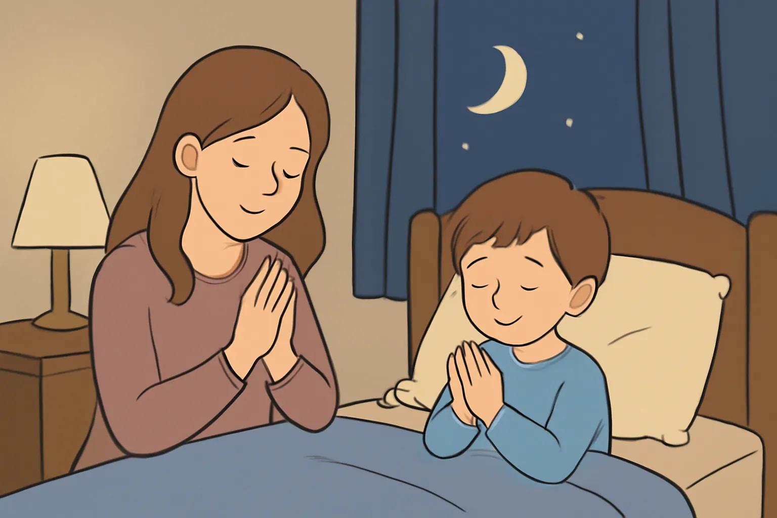 gute nacht gebete mit kindern