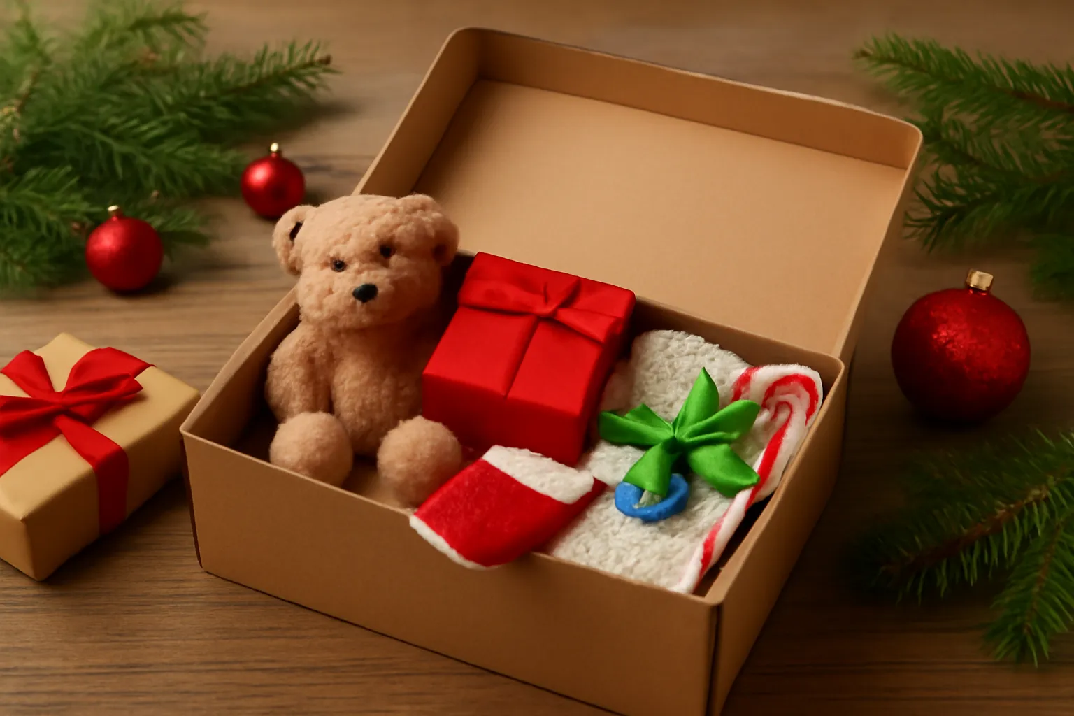 ideen für weihnachten im schuhkarton